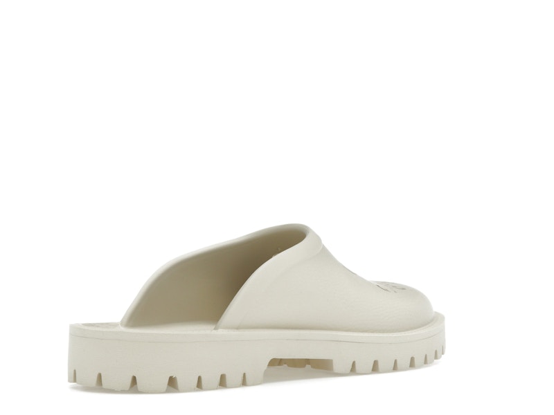 Gucci Slip-on Sandal Cut Out Monogram Mystic White
