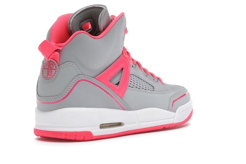 Jordan Spizike Wolf Grey Racer Pink (GS)