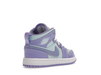Jordan 1 Mid Purple Aqua (PS)