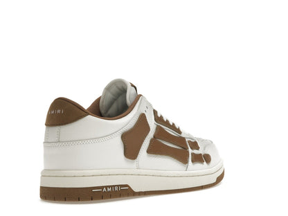 AMIRI Skel Top Low White Brown White
