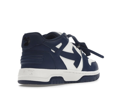 OFF-WHITE Out Of Office "OOO" Low Tops Dark Blue White