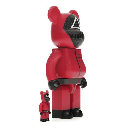 Bearbrick x Squid Game Guard (Triangle) 100% & 400% Set