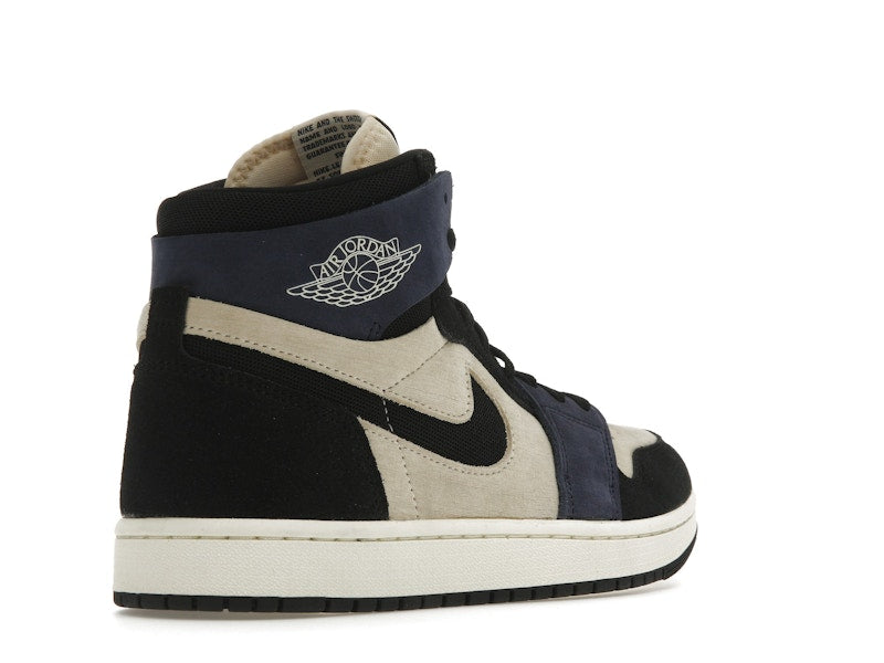Jordan 1 High Zoom Air CMFT 2 Muslin Blackened Blue