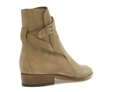 Saint Laurent Wyatt Jodhpur Boot Tobacco Suede
