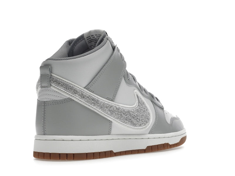Nike Dunk High University Chenille Swoosh Light Smoke Grey