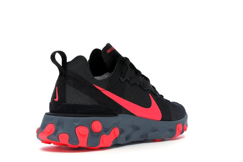 Nike React Element 55 Black Solar Red