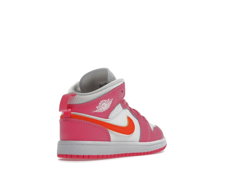 Jordan 1 Mid Pinksicle Safety Orange (PS)