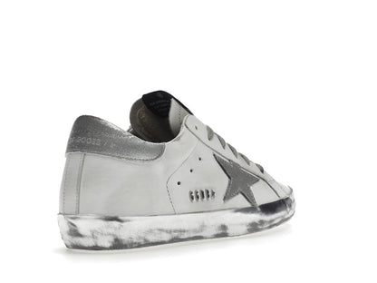 Golden Goose Super-Star White Silver Sparkle (Women's)