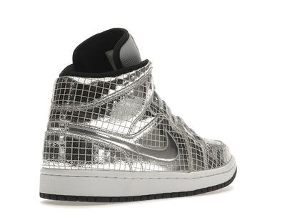 Jordan 1 Mid SE Disco Metallic Silver (Women's)