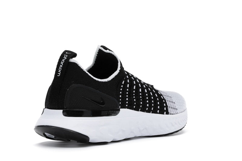 Nike React Phantom Run Flyknit 2 Black White (Women's)