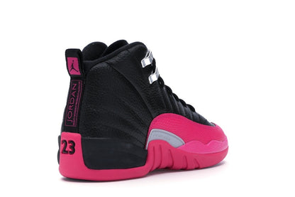 Jordan 12 Retro Black Deadly Pink (GS)