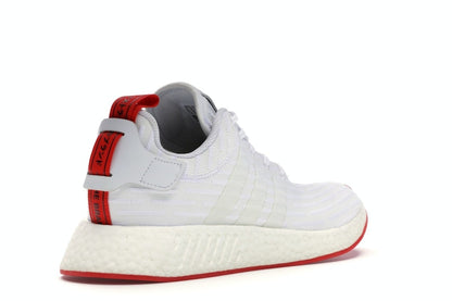 adidas NMD R2 White Core Red Two Toned