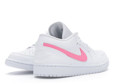 Jordan 1 Low White Multi-Color Swoosh