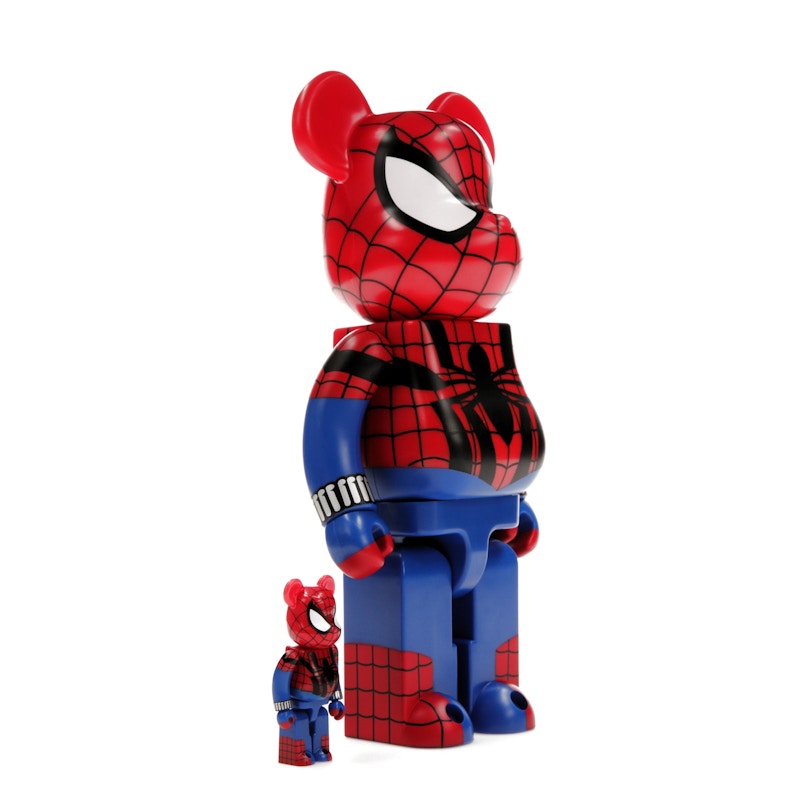 Bearbrick x Marvel Spider-Man (Ben Reilly) 100% & 400% Set