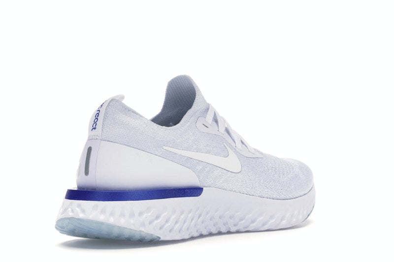 Nike Epic React Flyknit White Racer Blue (Women's)