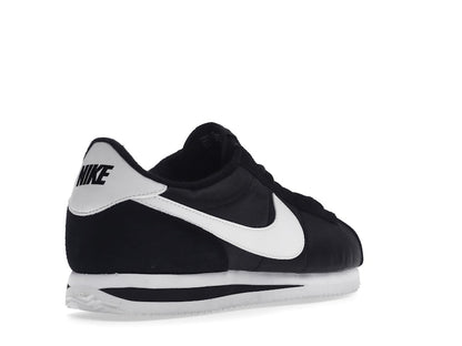 Nike Cortez Basic Nylon Black White-Metallic Silver