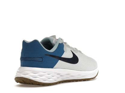 Nike Revolution 6 FlyEase Next Nature Pure Platinum Dark Marina Blue