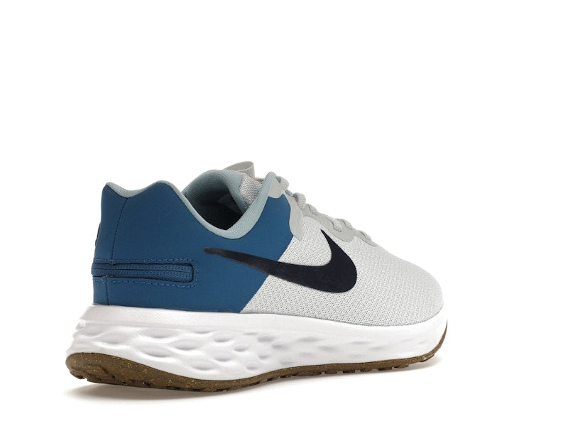 Nike Revolution 6 FlyEase Next Nature Pure Platinum Dark Marina Blue
