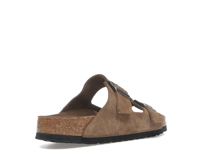 Birkenstock Arizona Soft Footbed Suede Leather Dark Tea Tonal