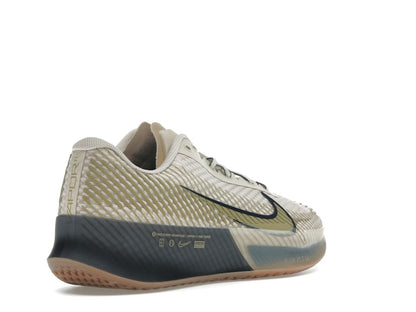 Nike Court Vapor 11 HC Premium Sanddrift Thunder Blue Gum Medium Brown Metallic Gold