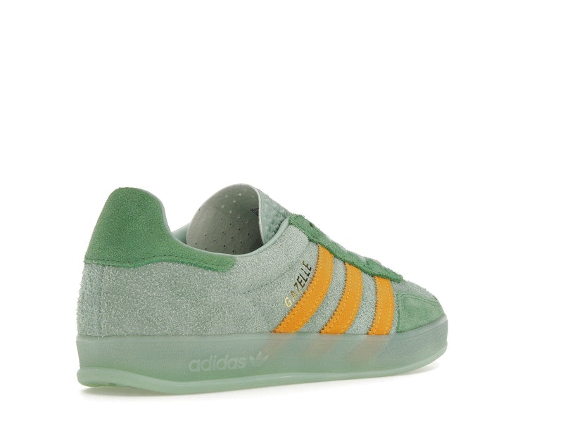 adidas Gazelle Indoor Hazy Green Crew Yellow (Women's)