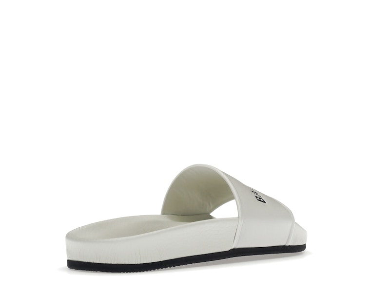 Balenciaga Pool Slide White Black (Women's)