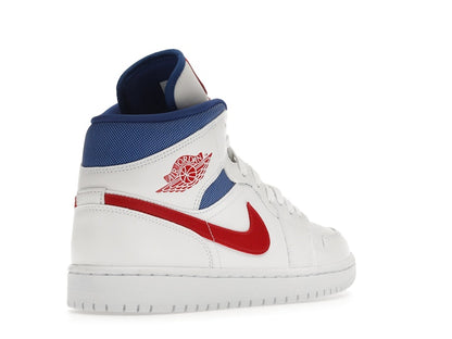 Jordan 1 Mid White Red Royal (Women's)