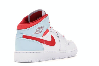 Jordan 1 Mid White Topaz Mist (GS)