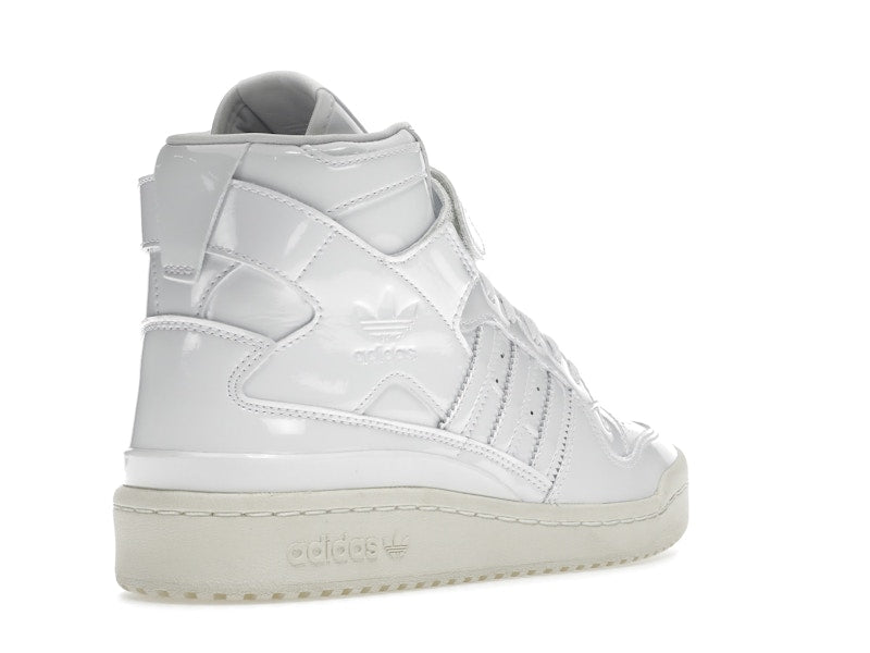 adidas Forum Mid Triple White Patent Leather (Women's)