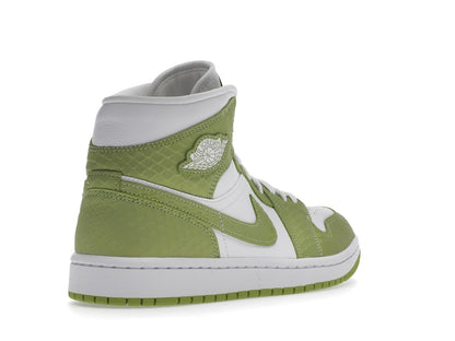 Jordan 1 Mid Green Python (Women's)