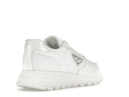 Prada PRAX 01 Sneakers Re-Nylon Brushed Leather White White