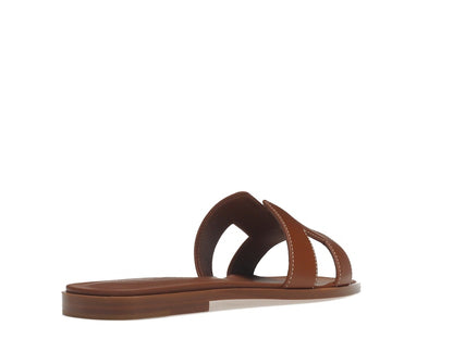 Hermes Oran Sandal Gold Box Calfskin Leather