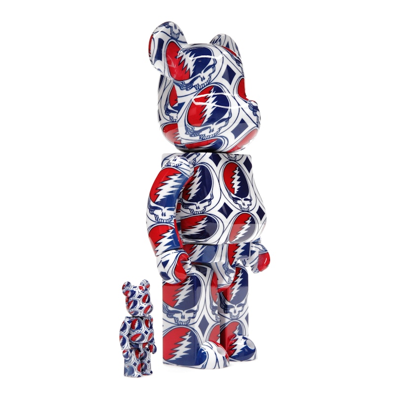 Bearbrick x Grateful Dead (Steal Your Face) 100% & 400% Set