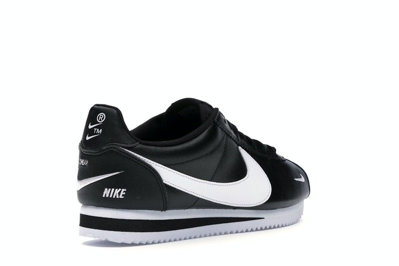 Nike Classic Cortez Mini Swoosh Black White