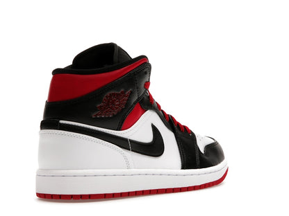 Jordan 1 Mid Gym Red Black Toe