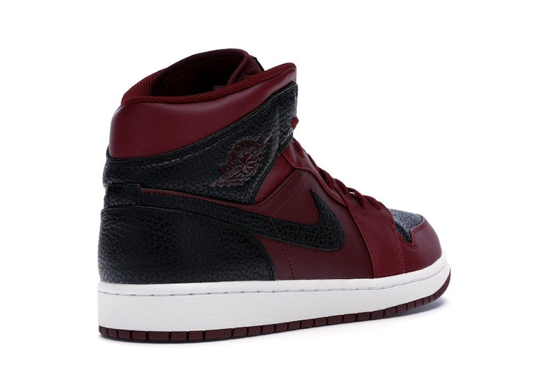 Jordan 1 Retro Mid Team Red Black
