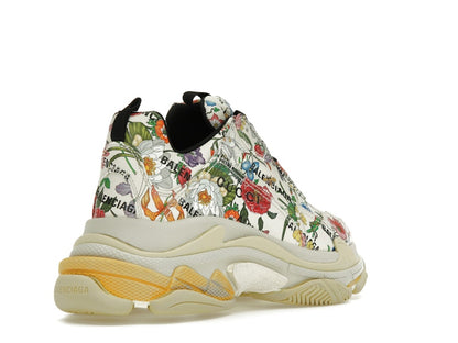 Gucci x Balenciaga The Hacker Project Triple S  Flora Print