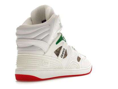 Gucci Basket White Demetra Red