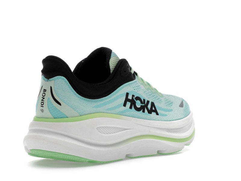 Hoka One One Bondi 9 Luna Moth Blue Spark