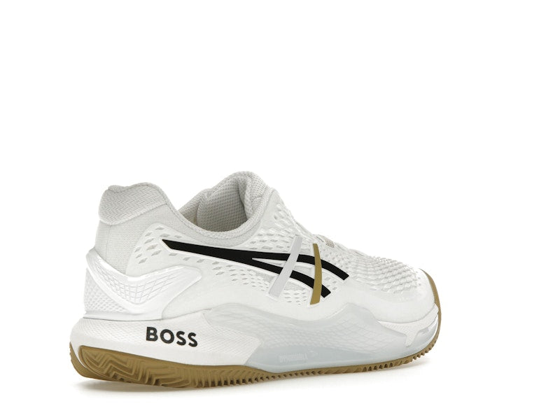 ASICS Gel-Resolution 9 Clay BOSS Matteo Berrettini White Camel