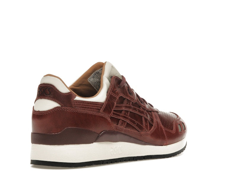ASICS Gel-Lyte III Packer Shoes x J. Crew Oxblood Leather