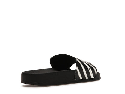 Off-White Spray Stripes Slides Black