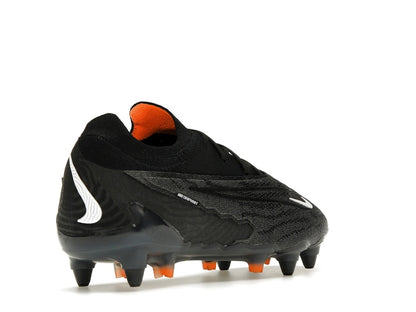 Nike Gripknit Phantom GX Elite SG-Pro Anti-Clog Traction Black Dark Smoke Grey Total Orange
