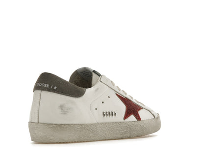 Golden Goose Super-Star White Red Grey