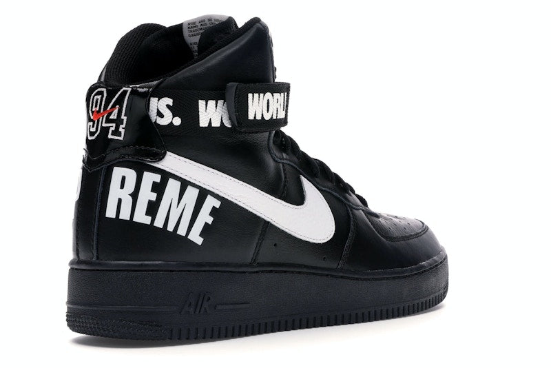 Nike Air Force 1 High Supreme World Famous Black