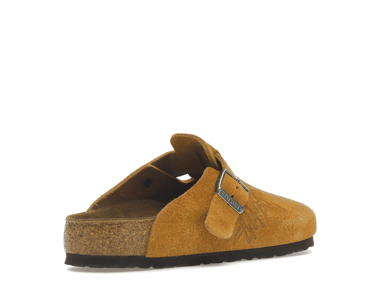 Birkenstock Boston Clog Stussy Caramel (2021)