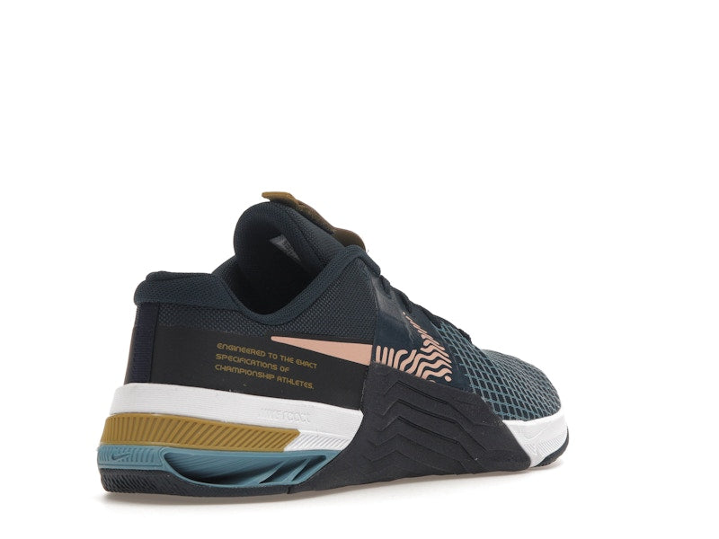Nike Metcon 8 Armory Navy Obsidian Cerulean Arctic Orange