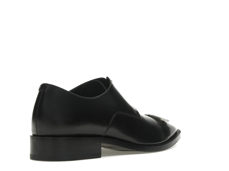 Balenciaga Rim Derby Shoes Black Leather