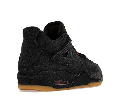 Jordan 4 Retro Levi's Black (GS) (Levi's Tag)