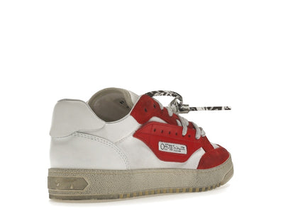 OFF-WHITE Vulcanized 5.0 Low Top White Red